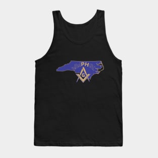 MWPHGLNC - Blue & Gold Tank Top